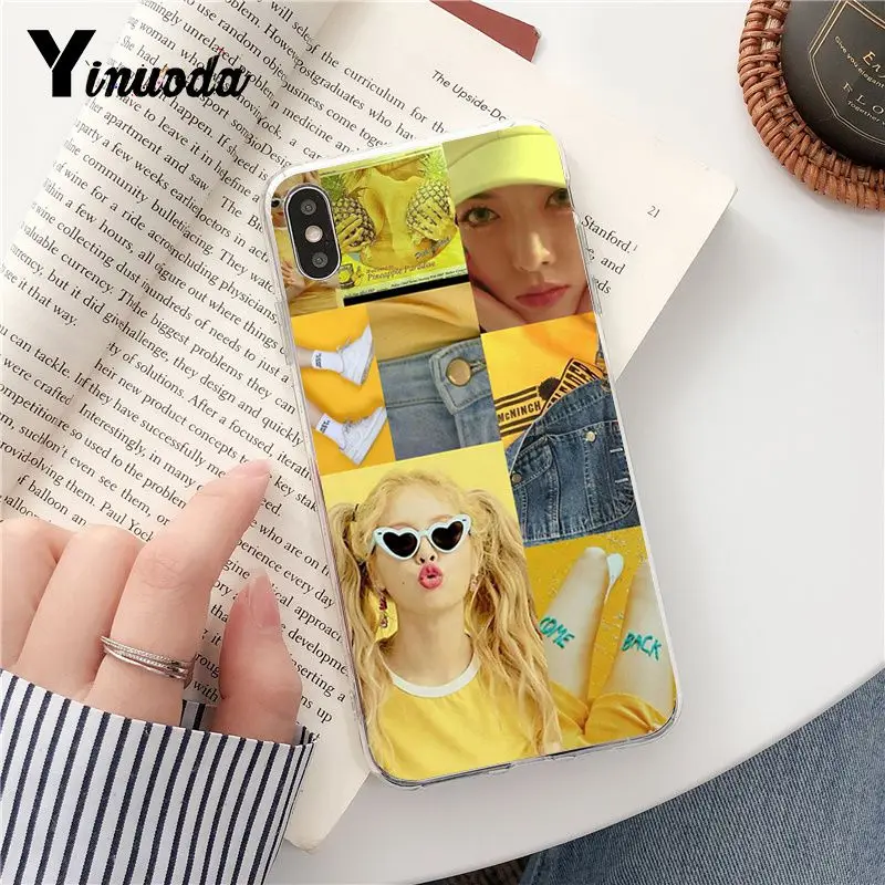 Yinuoda Kim Hyuna kpop DIY Painted Phone Case for iPhone 8 7 6 6S Plus X XS MAX 5 5S SE XR 10 Cases Fundas Capa | Мобильные телефоны