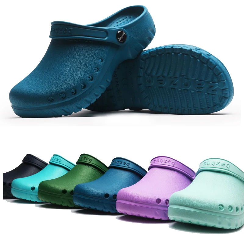 

Women's Strap Medical Clog Sandal Mules Jeff Work Shoes Operating Room Slippers EVA Non-slip Ultralight Surgical Shoes
