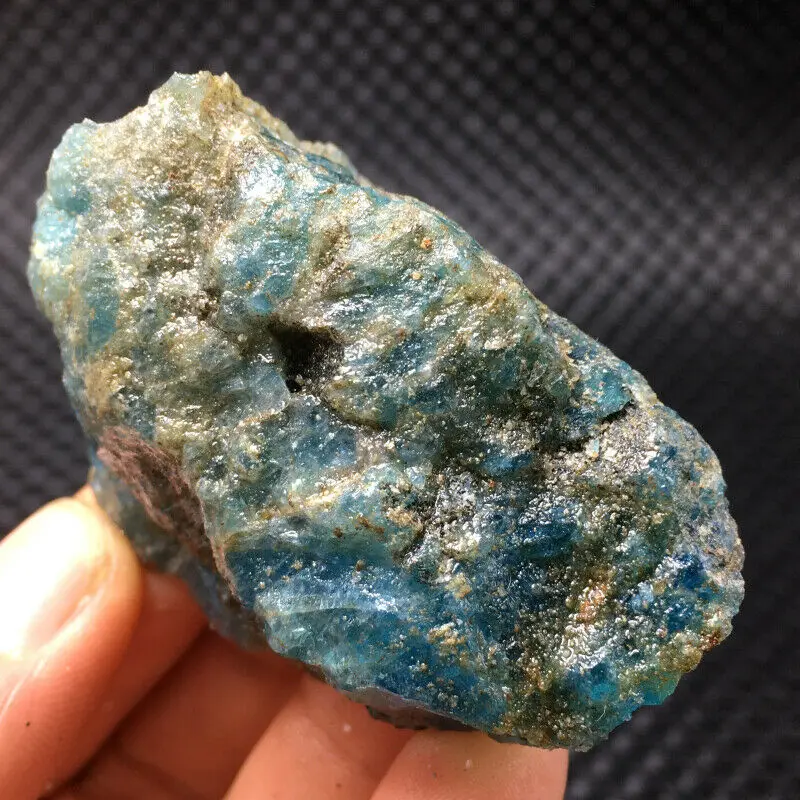 75 г натуральный Апатит шероховатый сырой камень образец горной породы из