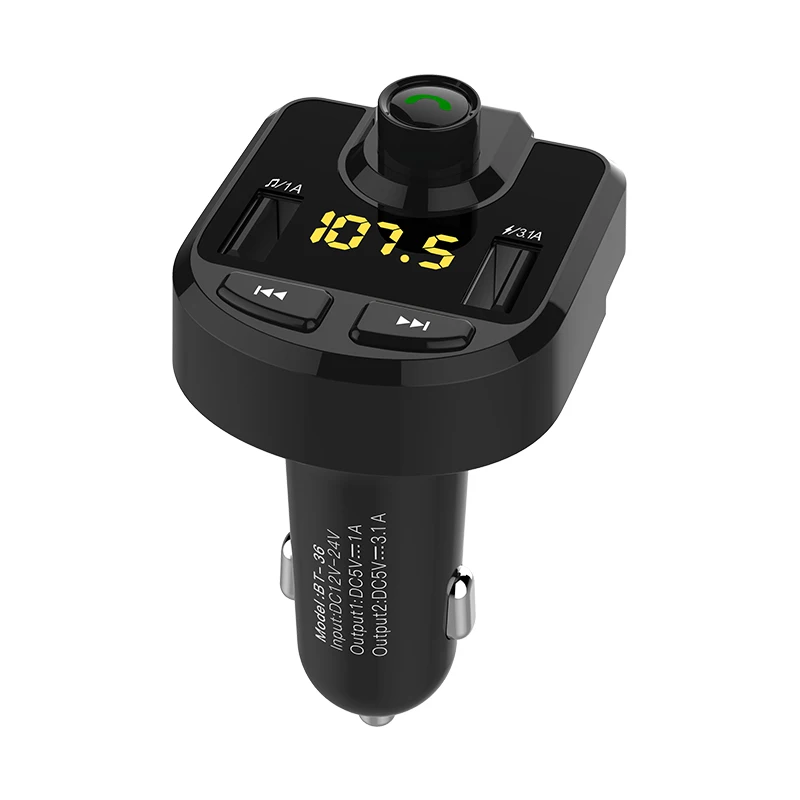 Fm передатчик автомобильный Bluetooth стерео A2DP музыкальный плеер с функцией