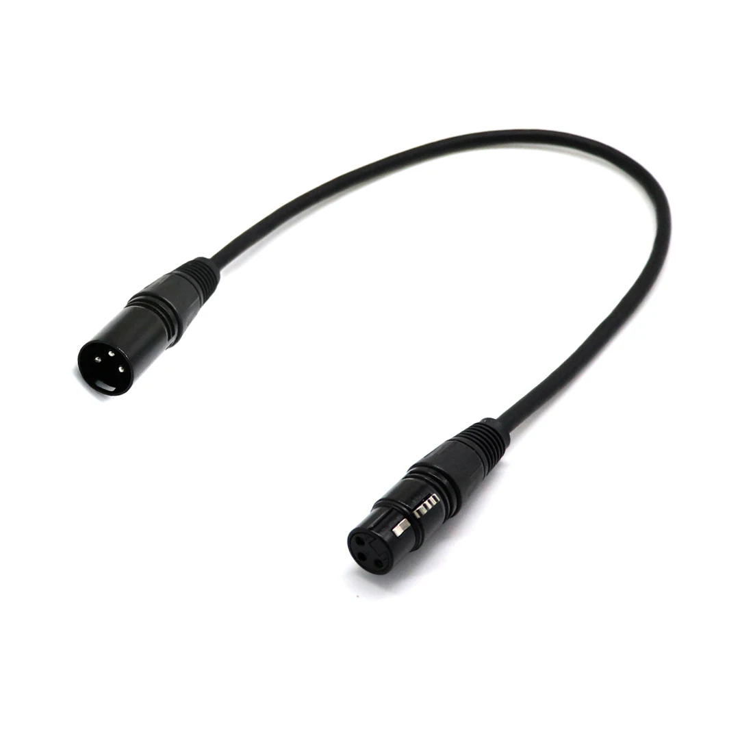 AABB-5 в упаковке 2 фута длина стопы 3 штифта папа-Мама XLR экранированный DMX кабель для