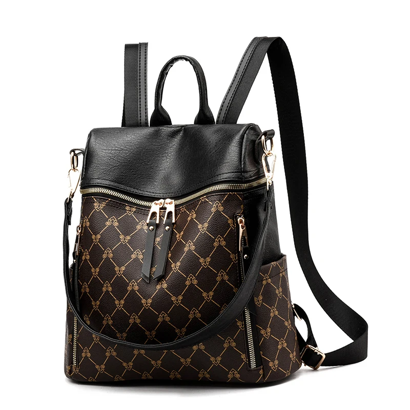 Новое поступление Mochila Feminina, женский рюкзак из искусственной кожи, Ретро стиль, женские школьные сумки с широким ремешком для девочек-подростков, дорожные сумки через плечо