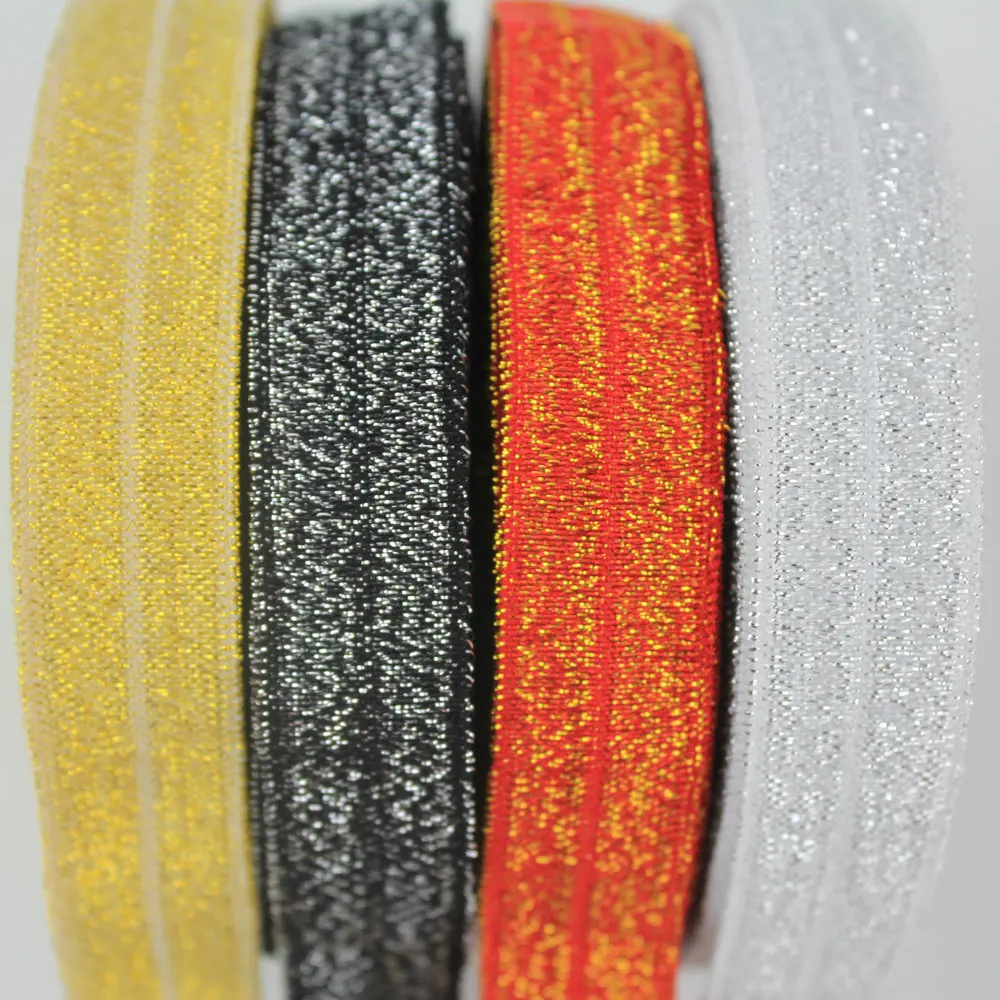 20 ярдов 16 мм многоцветная эластичная бархатная тесьма блестящая Складная лента