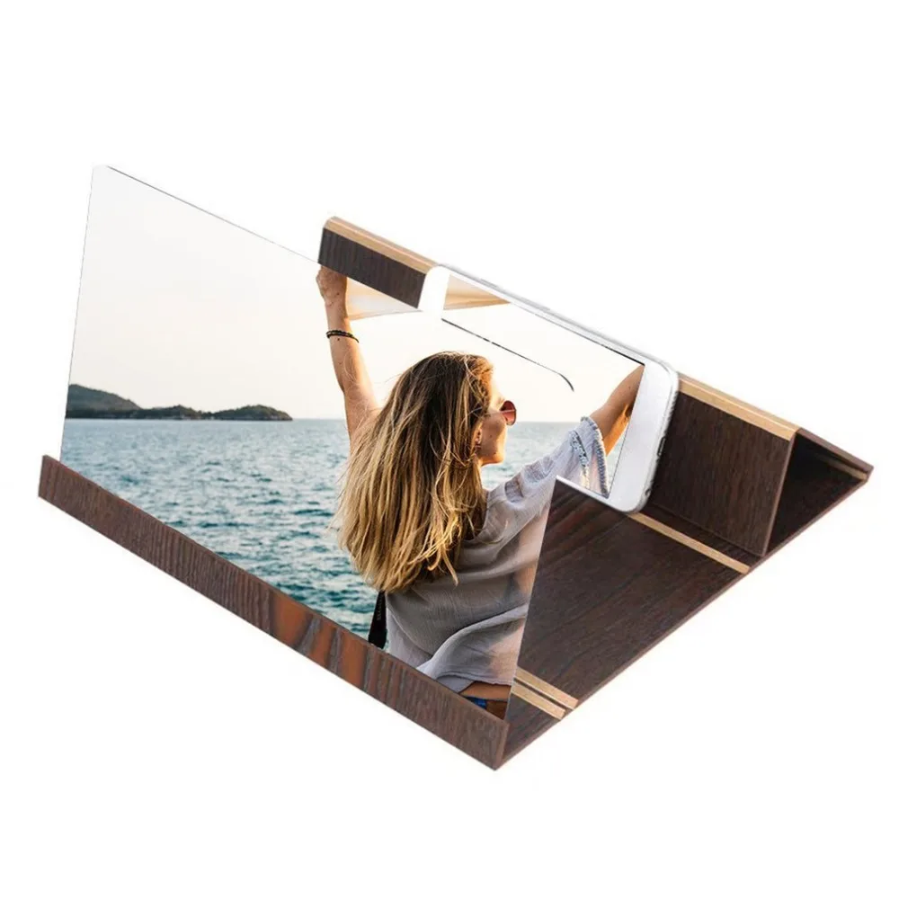 12&quot3D Mobile Phone Screen Magnifier Expandable HD Video Amplifier Expander Support Magnifying for Holder Bike Car | Инструменты