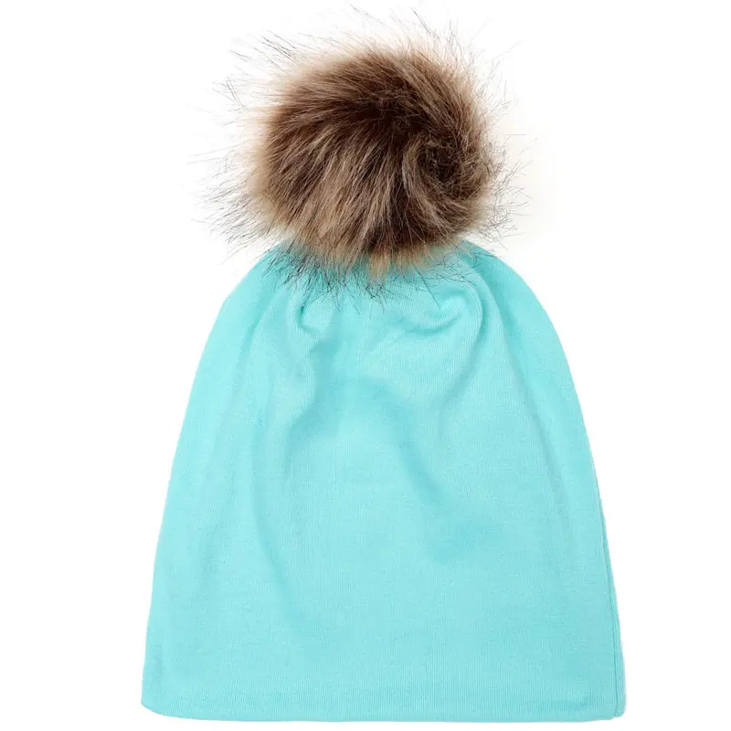 2018 Новое поступление теплая шапка для младенца детская из искусственного меха