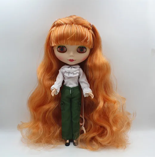 Кукла blygirl Blyth белая рубашка армейского зеленого цвета брюки Повседневный Модный комплект для куклы 1/6 Blyth кукла