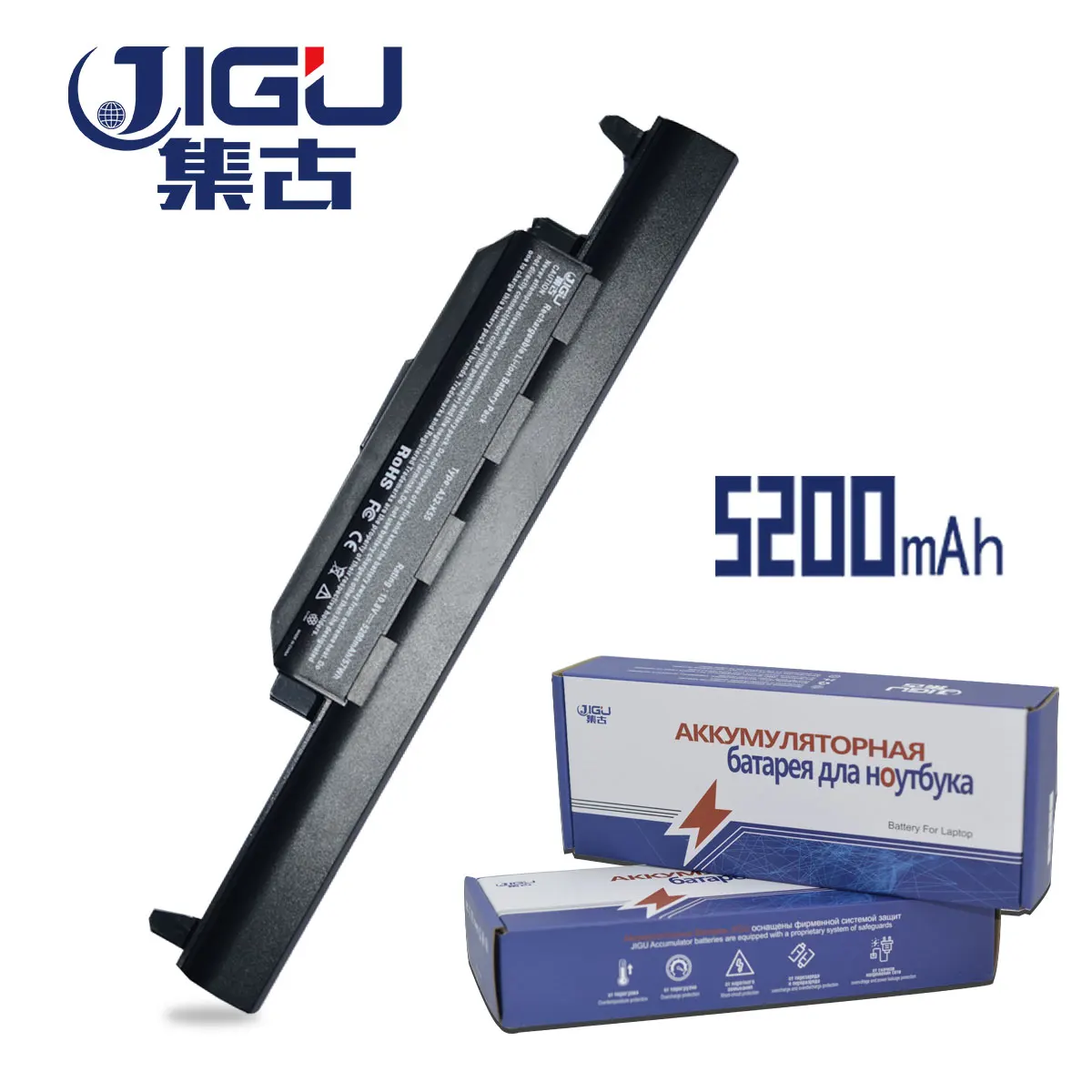 JIGU Новый 6 ячеек Аккумулятор для ноутбука Asus A45 A55 A75 K45 K55 K75 K55N A33 K75D K55VD U57 K55DE X75 серии