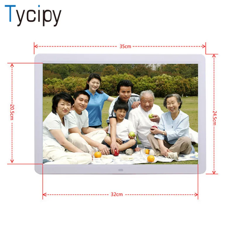 Tycipy 15 &quotфоторамка цифровой светодиодный электронный двухсторонний ЖК экран
