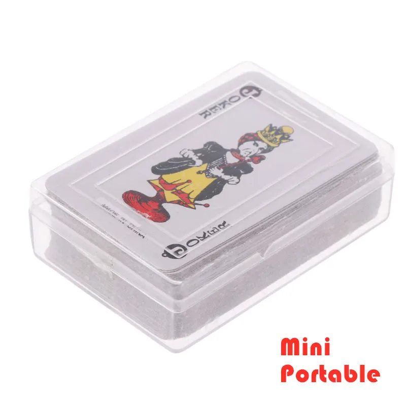 Texas Hold'em Mini Poker Home Decoration Travel Portable Playing Card Board Game Travel Game Climbing Travel Toy Children Gift