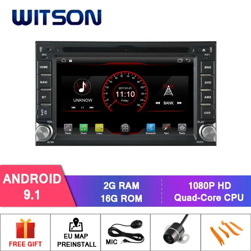 Автомагнитола WITSON 2 + 16 ГБ Android 9 1 для NISSAN NP300|GPS транспорта| |