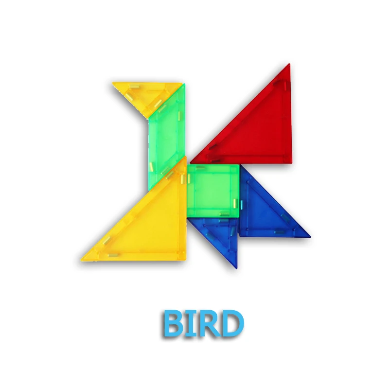 3D Магнитный пазл мозаика с импортным АБС пластик для детей паровые строительные