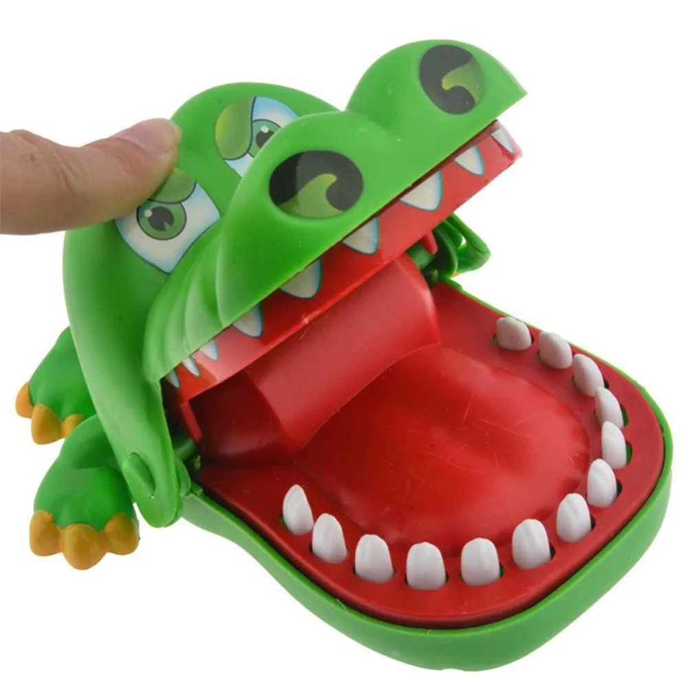 

Creative Novelty Practical Jokes Mouth Tooth Alligator Family Classic Biting Hand Crocodile Game Gift for Children