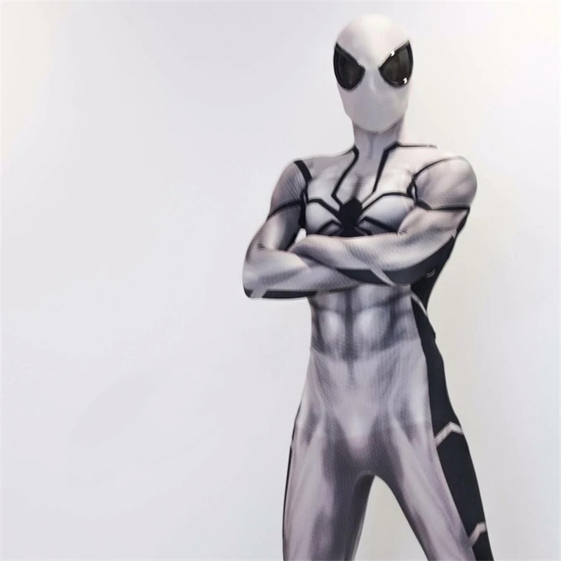 Future Foundation Spiderman костюм супергероя костюмы Человека паука цельный Zentai для