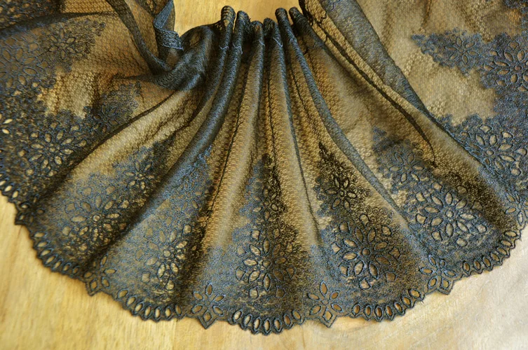 5meters 20cm Mesh lace trims Embroidered Lace Ribbon Wedding accessories fabrics Patchwork Sewing craft Doll LAVO279 | Дом и сад