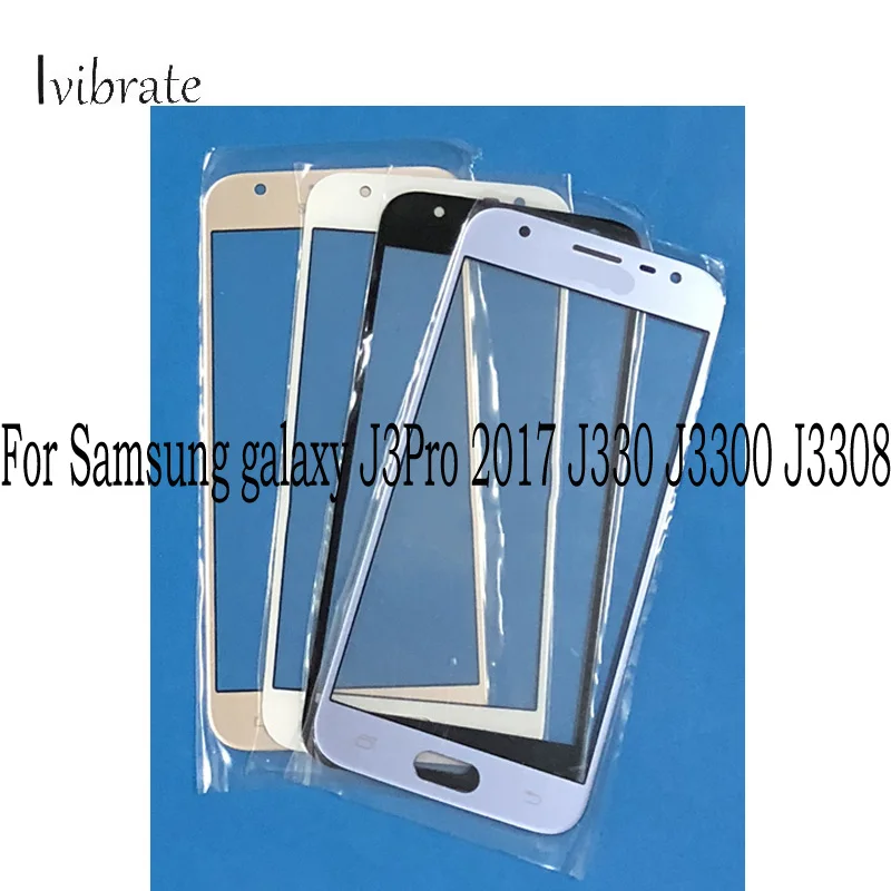 

A+Quality For samsung galaxy J3Pro 2017 Touch Screen J330 J3300 J3308 Digitizer TouchScreen Glass panel Without Flex Cable