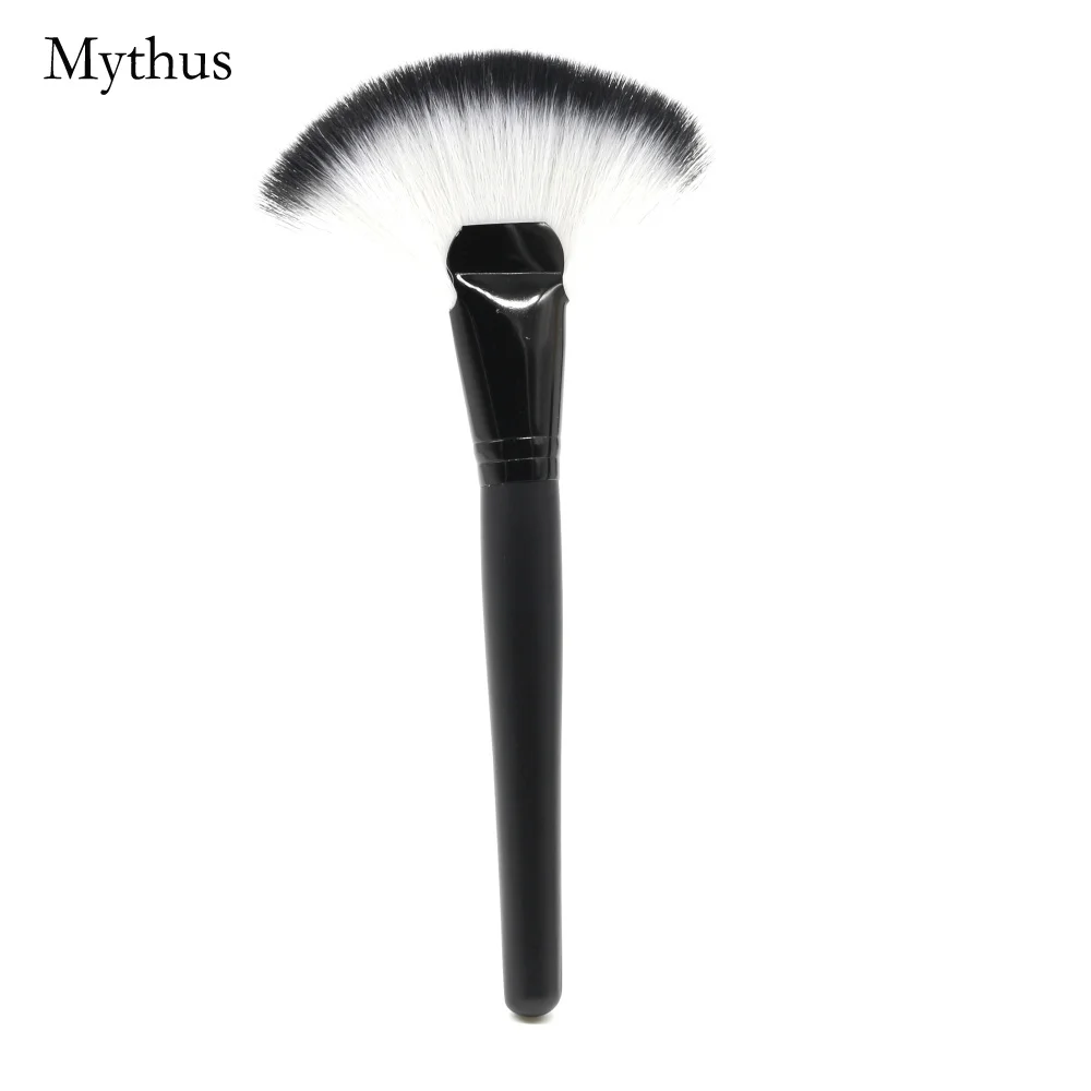 Mythus1pc большая Веерная профессиональная кисть для румян пудра тональная