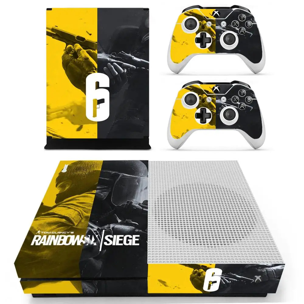 Наклейка Tom Clancy's Rainbow Six Siege для Xbox One S Skin vinilo pegatina для Xbox one Slim консоль и два контроллера