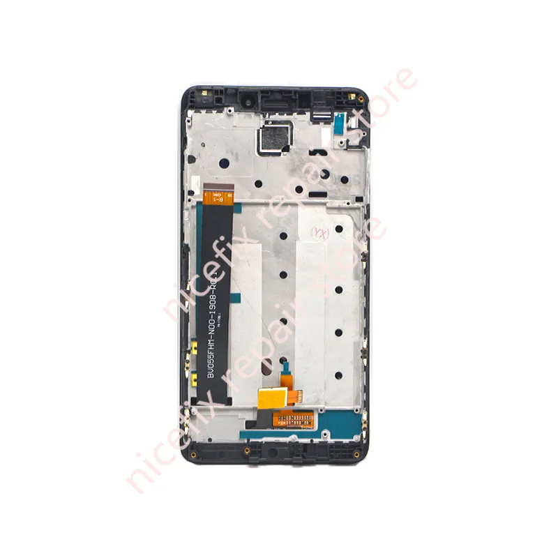 ЖК дисплей с рамкой для Xiaomi Redmi Note 4 MediaTek полный сенсорный экран note4 MTK дигитайзер