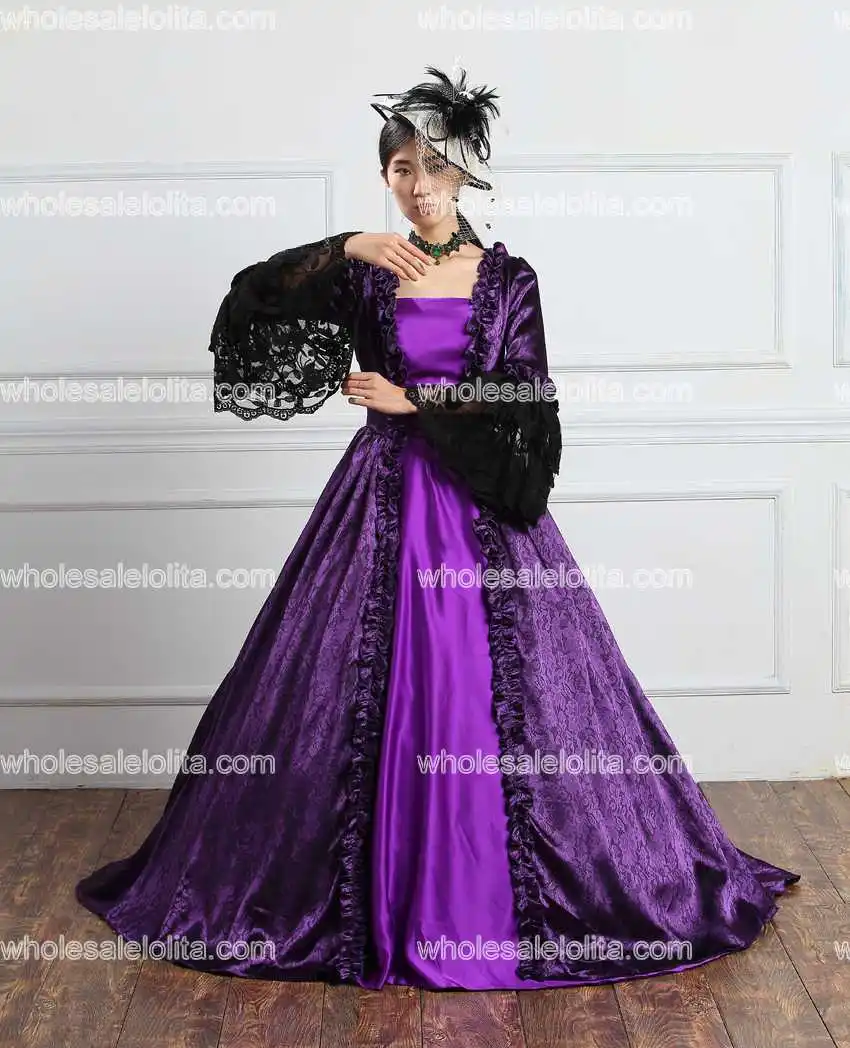 18th века Средневековый Ренессанс период платье для Для женщин Rococo барокко Мария