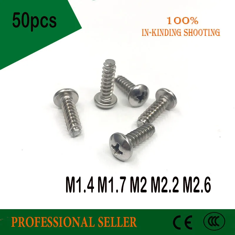 

Самонарезающий болт из нержавеющей стали M1.4, M1.7, M2, M2.2, M2.6, 304