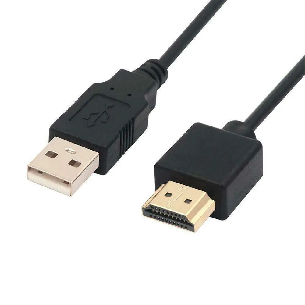 Ноутбук USB кабель питания к HDMI мужчин и зарядное устройство зарядный сплиттер