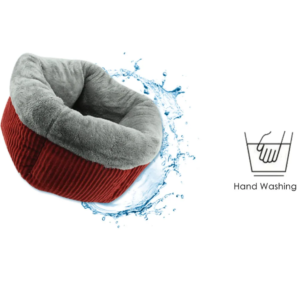 Ультразвуковая кровать для собак теплый дом ткань Оксфорд материал из мягкого