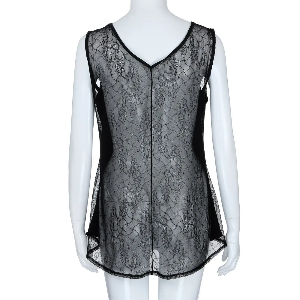 Модная женская сексуальная кружевная блузка с v образным вырезом большие размеры