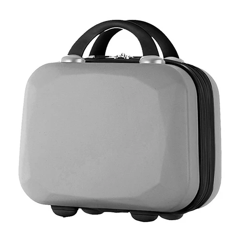 Silver Bag Маленький жесткий чехол для багажа, сумка для путешествий, Женская деловая одежда, Электронная коробка для туалетных принадлежностей Чехол для деловых аксессуаров - Цвет: Silver Bag
