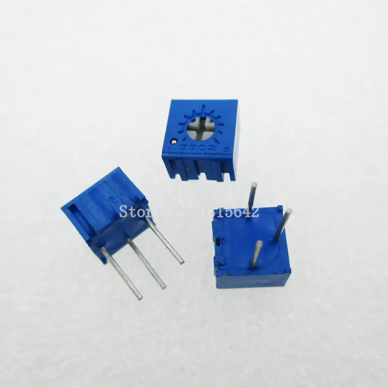 10PCS 3362P 101 201 501 102 202 502 103 203 503 104 204 504 105 Trimpo Trimmer Potentiometer 3362 500R 1K 2K 5K 10K 20K 50K 100K - купить по - Фото №1