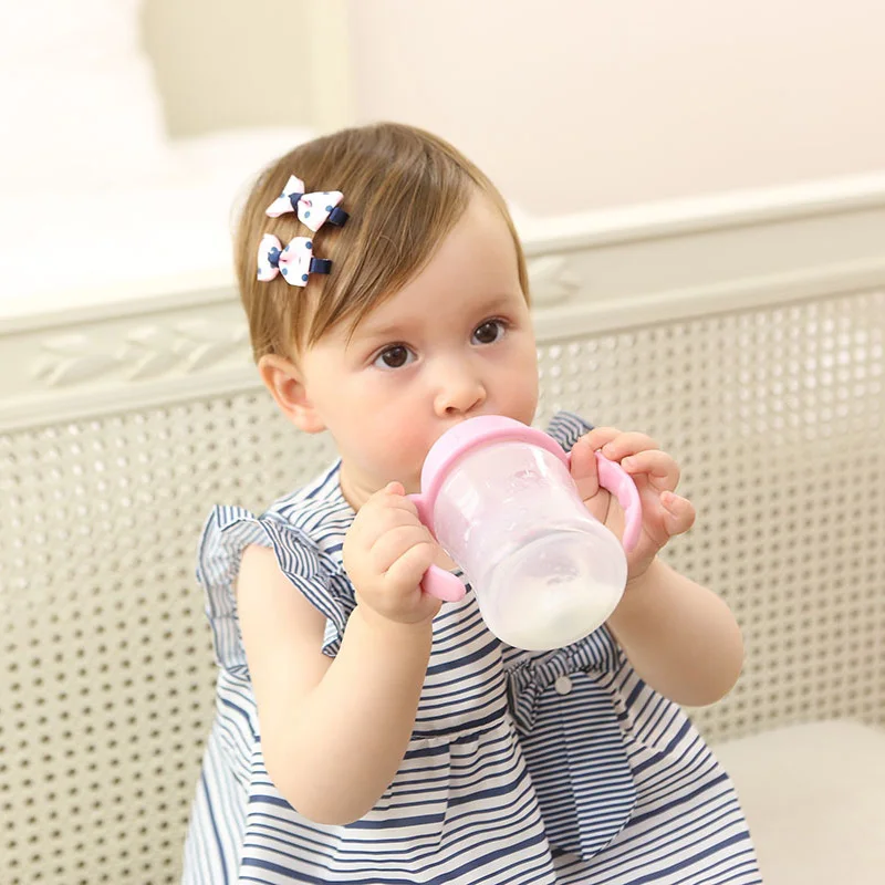 MIXIU 4pcs/set Cute Children Hair Clip Accessories Headwear Baby Ribbon Bow Kids Girls Hairpins Full Cover Clips | Детская одежда и