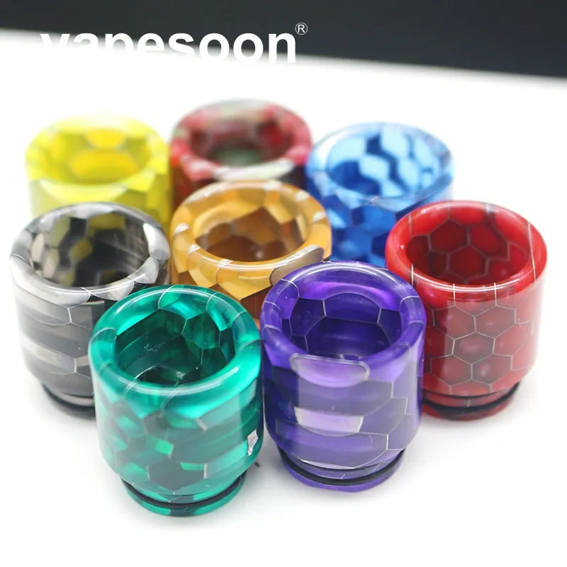 Vapesoon Смола 810 капельный наконечник для RDA распылитель с широким отверстием