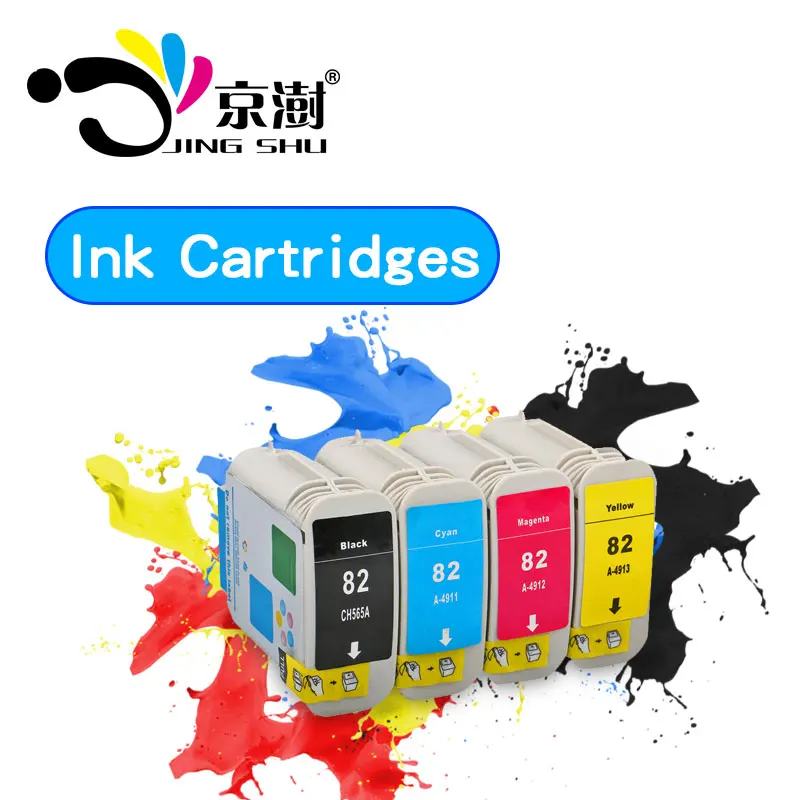 compatible ink cartridge 82 CH565A C4911A C4912A C4913A for HP DesignJet 10ps 120nr 20ps 500 500ps 50ps 510 800 800ps 815 820 | Компьютеры