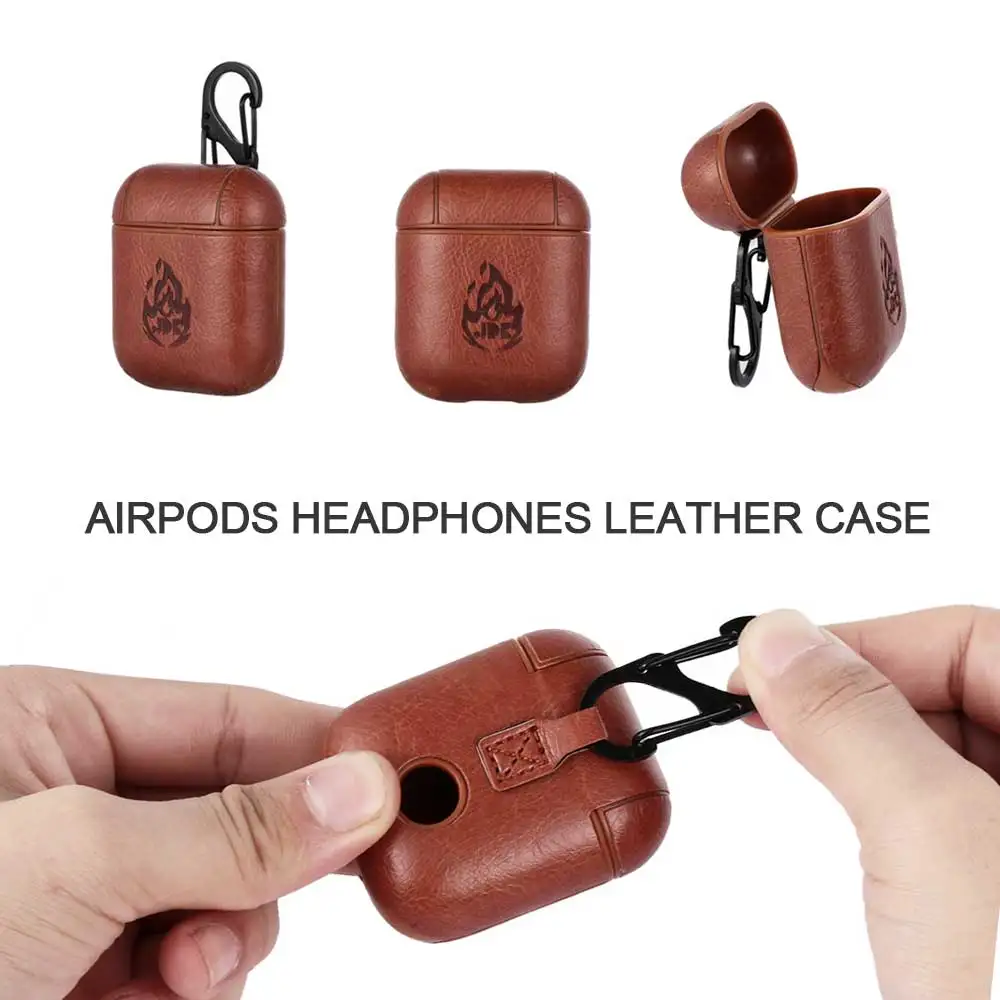 Earphone Cases Leather Cover for Apple Bluetooth Wireless Headphone | Электроника