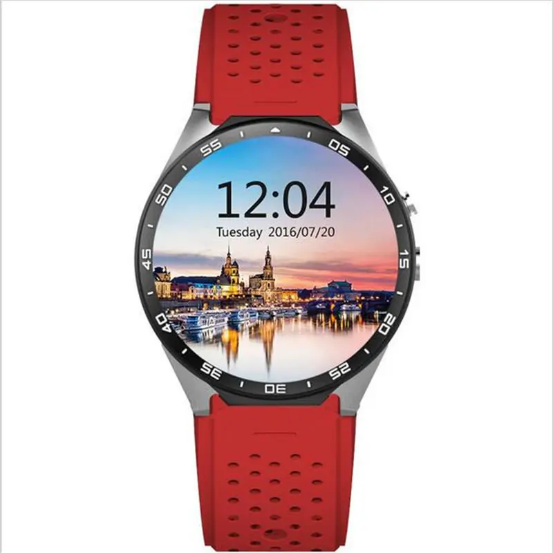 Kingwear KW88 умные часы на Android телефон HeartRate Bluetooth WiFi gps 3g для мужчин samsung gear s3 hauwei lenovo