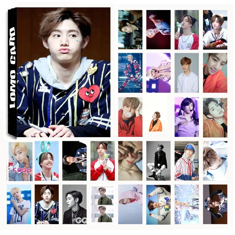 30 шт./компл. KPOP GOT7 FLY MARK сингл альбом HD фото карты ПВХ самодельные LOMO Фотокарта