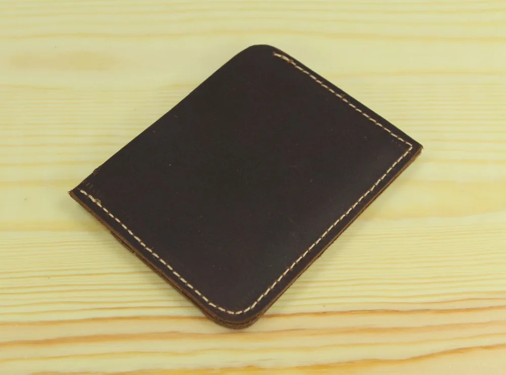 Мужской кошелек из натуральной кожи с отделением для кредитных карт|leather credit card