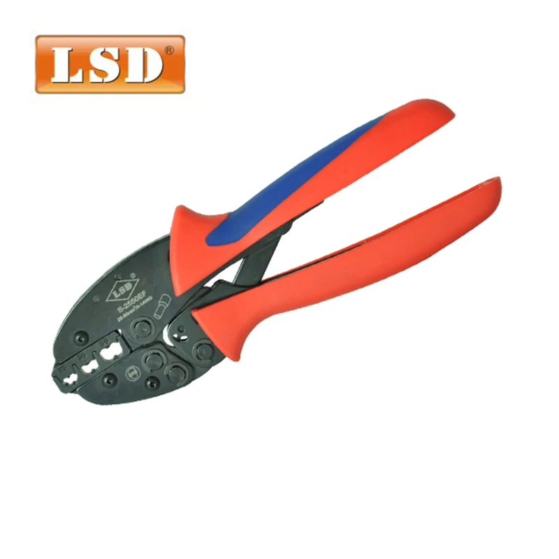 

Ratchet crimping tool for cable ferrules 25-50mm2 4-1AWG S-2550EF,bootlace ferrule crimping plier
