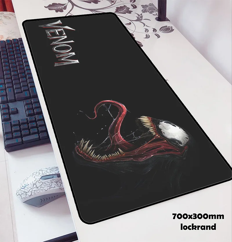 Коврик для мыши Venom с рисунком HD 70x30 см популярный компьютерный коврик игровой
