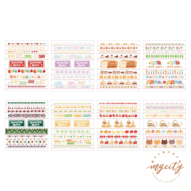 

20 Set Kawaii Stationery Stickers Color carnival series Diary Planner Decorative Mobile Stickers Scrapbooking DIY Craft Stickers
