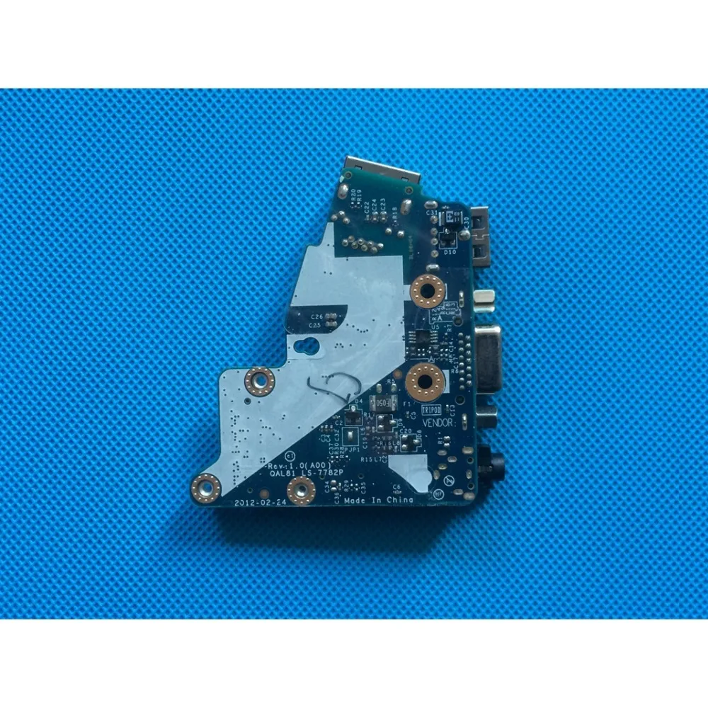 Новая VGA/USB/RJ 45 порт IO монтажная плата 4J7P5/04J7P5/CN 04J7P5/QAL81 LS 7782P для Dell E6430 дискретный