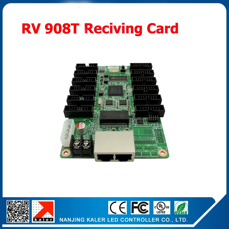 Синхронная LINSN RV908T приемная карта с TS802 светодиодный дисплей отправка Поддержка