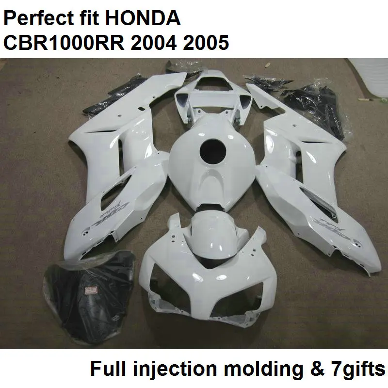 Неокрашенный обтекатель для мотоцикла Honda CBR1000RR 04 05 белый CBR 1000RR 2004 2005 CY03|kit fee|kitkit