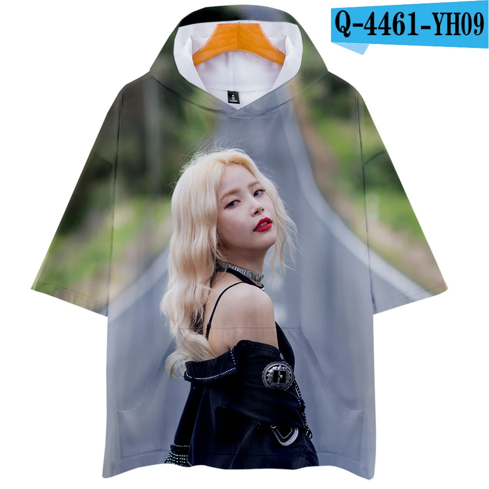 Корейские толстовки MAMAMOO с 3D принтом г. Новая модная летняя/Весенняя футболка классная и дышащая футболка с короткими рукавами - Цвет: I