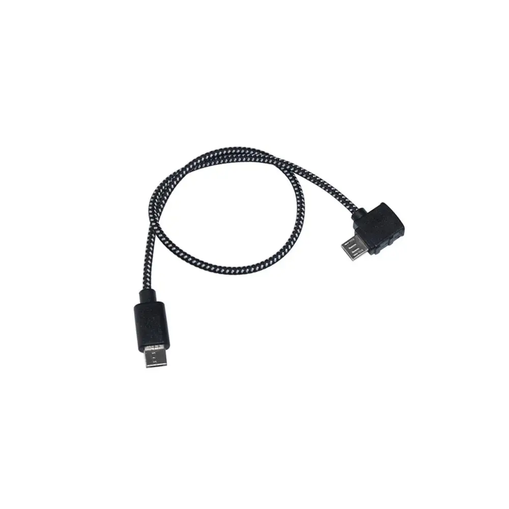 29CM Micro USB OTG пульт дистанционного управления кабель для передачи данных для DJI Spark Drone type-C Micro-USB IOS порт подключения телефона планшета Разъем Запасные части - Цвет: 29CM Micro USB