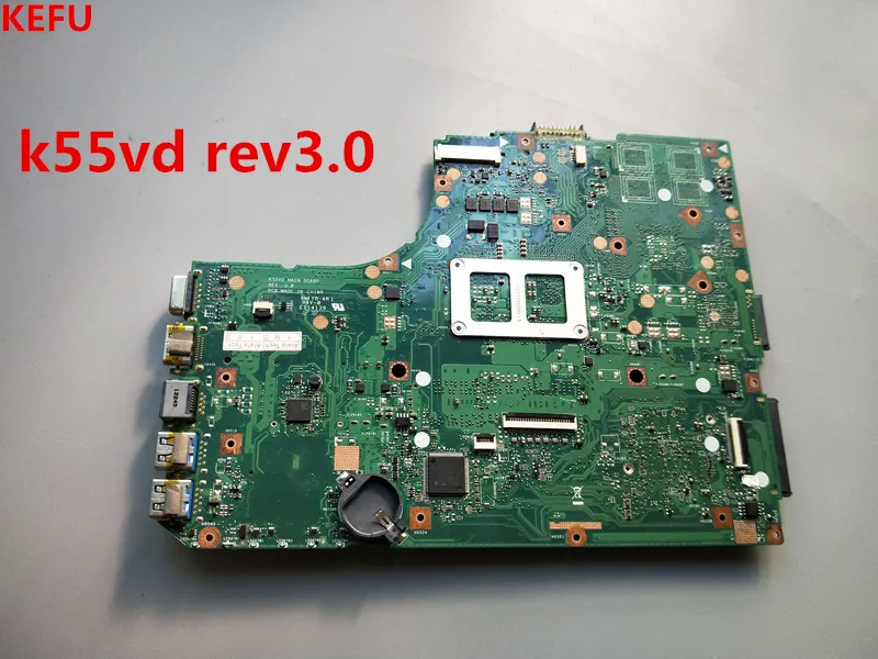 Материнская плата KEFU для ноутбука ASUS K55VD материнская ПК REV 3 1 полностью прошедшая