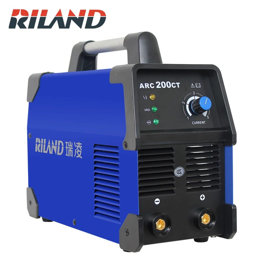 Сварочный инвертор RILAND MMA ARC 200CT сварочный аппарат IGBT однофазный дуговой для