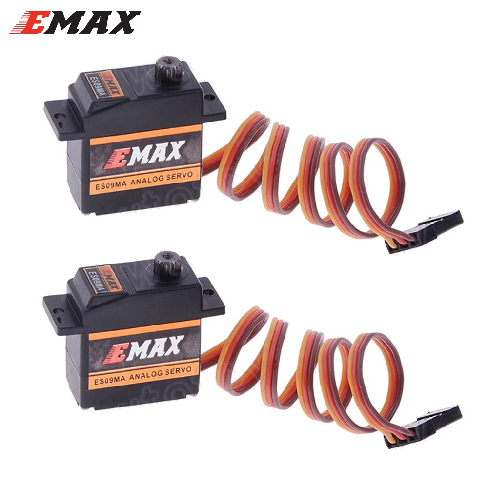 2 шт./лот Emax ES09MA металлические аналоговые сервоприводы специфические Swash сервоприводы для 450 хвоста вертолета