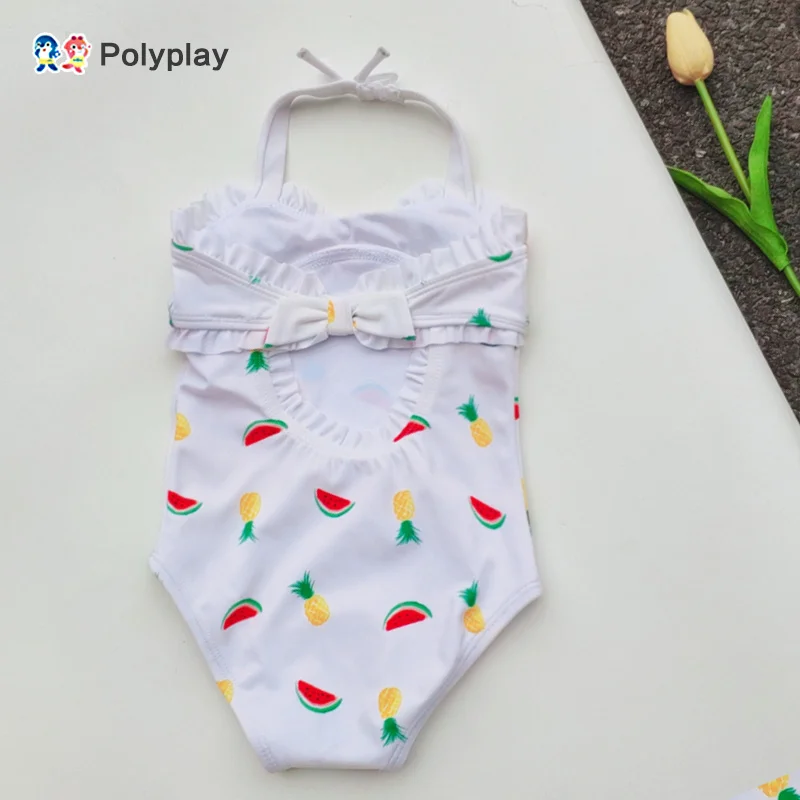 Цельный купальник с принтом для маленьких девочек 0-2 лет | Мать и ребенок