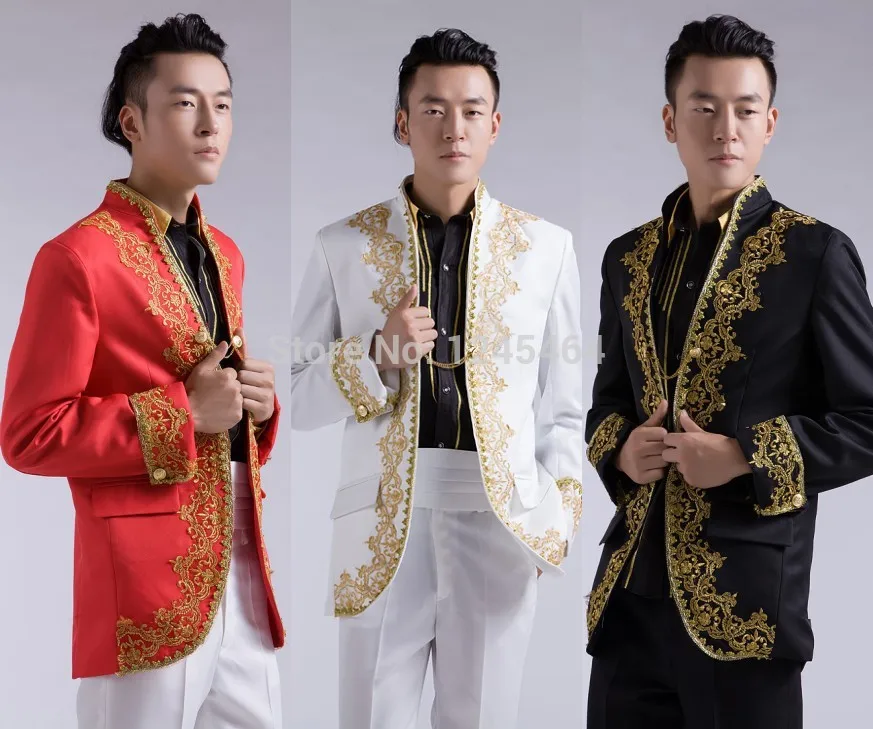 Бесплатная доставка белый черный красный цвета свадебный смокинг жениха костюмы