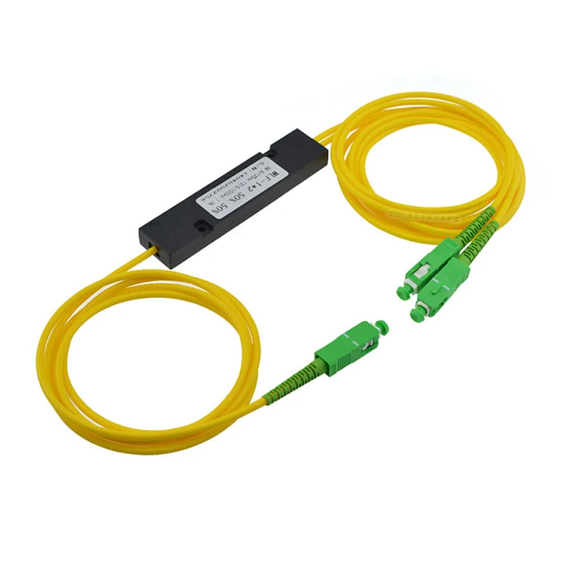 ZHWCOMM высокое качество 1x2 SC APC Волоконно оптический сплиттер FBT одномодовый